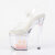 Pleaser ENCHANT-708AQUA-01 Platform Sandalettes Clear EU-37 / US-7