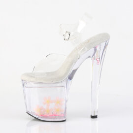 Pleaser ENCHANT-708AQUA-01 Platform Sandalettes Clear EU-38 / US-8