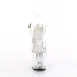 Pleaser ENCHANT-708AQUA-02 Platform Sandalettes Clear...
