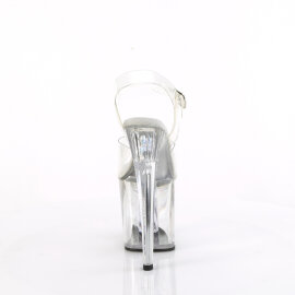 Pleaser ENCHANT-708AQUA-02 Platform Sandalettes Clear EU-35 / US-5