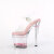Pleaser ENCHANT-708AQUA-03 Platform Sandalettes Clear Pink EU-37 / US-7