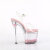 Pleaser ENCHANT-708AQUA-03 Platform Sandalettes Clear Pink EU-38 / US-8