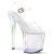 Pleaser ENCHANT-708HT Platform Sandalettes Clear Hologram Smoke Multicolored EU-35 / US-5