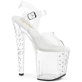 Pleaser ENCHANT-708RS Platform Sandalettes Clear...