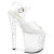Pleaser ENCHANT-708RS Platform Sandalettes Clear Rhinestones Transparent EU-38 / US-8