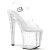 Pleaser ENCHANT-708RS-01 Platform Sandalettes Clear Rhinestones Transparent EU-38 / US-8