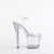 Pleaser ENCHANT-708RS-02 Platform Sandalettes Clear Rhinestones Transparent EU-37 / US-7