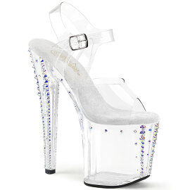 Pleaser ENCHANT-708RS-02 Platform Sandalettes Clear...