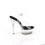 Pleaser EXCITE-608 Platform Sandalettes Clear Black EU-35 / US-5