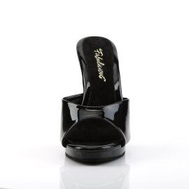 Fabulicious FLAIR-401-2 Mules Black EU-43 / US-13