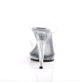 Fabulicious FLAIR-402 Mules Clear EU-44 / US-14