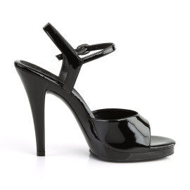 Fabulicious FLAIR-409 Sandalettes Patent Black EU-44 / US-14
