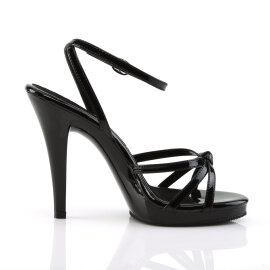 Fabulicious FLAIR-436 Sandalettes Patent Black EU-42 / US-12
