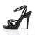 Fabulicious FLAIR-436 Sandalettes Patent Black EU-42 / US-12