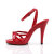 Fabulicious FLAIR-436 Sandalettes Patent Red EU-38 / US-8