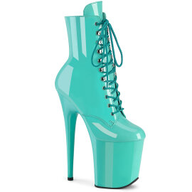 Pleaser FLAMINGO-1020 Platform Ankle Boots Patent...