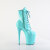 Pleaser FLAMINGO-1020 Platform Ankle Boots Patent Turquoise EU-38 / US-8