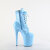 Pleaser FLAMINGO-1020 Platform Ankle Boots Patent Blue EU-36 / US-6