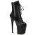 Pleaser FLAMINGO-1020 Platform Ankle Boots Leather Black EU-38 / US-8