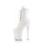 Pleaser FLAMINGO-1020 Platform Ankle Boots Faux Leather White EU-37 / US-7