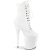 Pleaser FLAMINGO-1020 Platform Ankle Boots Faux Leather White EU-38 / US-8