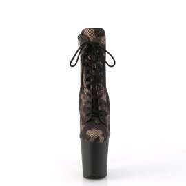 Pleaser FLAMINGO-1020CM Platform Ankle Boots Mesh Green...