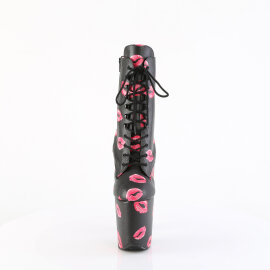 Pleaser FLAMINGO-1020KISSES Platform Ankle Boots Faux...