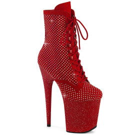 Pleaser FLAMINGO-1020RM Platform Ankle Boots Faux Leather...