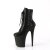 Pleaser FLAMINGO-1020RS Platform Ankle Boots Rhinestones Black EU-42 / US-12