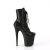 Pleaser FLAMINGO-1020RS Platform Ankle Boots Rhinestones Black EU-42 / US-12