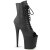 Pleaser FLAMINGO-1021 Platform Ankle Boots Faux Leather Black EU-35 / US-5