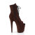 Pleaser FLAMINGO-1021FS Platform Ankle Boots Faux Leather Brown EU-37 / US-7