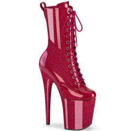 Pleaser FLAMINGO-1040GP Platform Ankle Boots Patent...