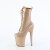 Pleaser FLAMINGO-1040GP Platform Ankle Boots Patent Glitter Gold EU-43 / US-13