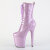 Pleaser FLAMINGO-1040GP Platform Ankle Boots Patent Glitter Light Purple EU-35 / US-5