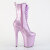 Pleaser FLAMINGO-1040GP Platform Ankle Boots Patent Glitter Light Purple EU-35 / US-5