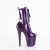 Pleaser FLAMINGO-1040GP Platform Ankle Boots Patent Glitter Funkles Purple EU-35 / US-5