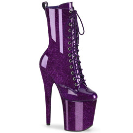 Pleaser FLAMINGO-1040GP Platform Ankle Boots Patent...