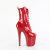 Pleaser FLAMINGO-1040GP Platform Ankle Boots Patent Glitter Red EU-35 / US-5