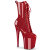 Pleaser FLAMINGO-1040GP Platform Ankle Boots Patent Glitter Red EU-38 / US-8