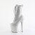 Pleaser FLAMINGO-1040GP Platform Ankle Boots Patent Glitter Silver EU-35 / US-5