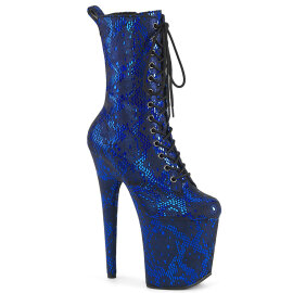 Pleaser FLAMINGO-1040SPF Platform Ankle Boots Fabric...