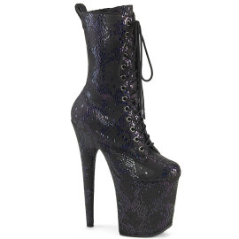 Pleaser FLAMINGO-1040SPF Platform Ankle Boots Metallic...