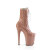 Pleaser FLAMINGO-1040TT Platform Ankle Boots Patent Beige White EU-35 / US-5