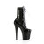 Pleaser FLAMINGO-1040TT Platform Ankle Boots Patent Black White EU-37 / US-7