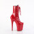 Pleaser FLAMINGO-1040TT Platform Ankle Boots Patent Black Red EU-37 / US-7