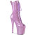Pleaser FLAMINGO-1041GP Platform Ankle Boots Patent Glitter Light Purple EU-35 / US-5