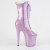 Pleaser FLAMINGO-1041GP Platform Ankle Boots Patent Glitter Light Purple EU-38 / US-8