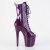 Pleaser FLAMINGO-1041GP Platform Ankle Boots Patent Glitter Dark Purple EU-35 / US-5