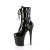 Pleaser FLAMINGO-1043 Platform Ankle Boots Velvet Black EU-35 / US-5